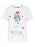 Pieces PCHANNIS CHRISTMAS T-SHIRT, Bright White, highres - 17121020_BrightWhite_908627_001.jpg