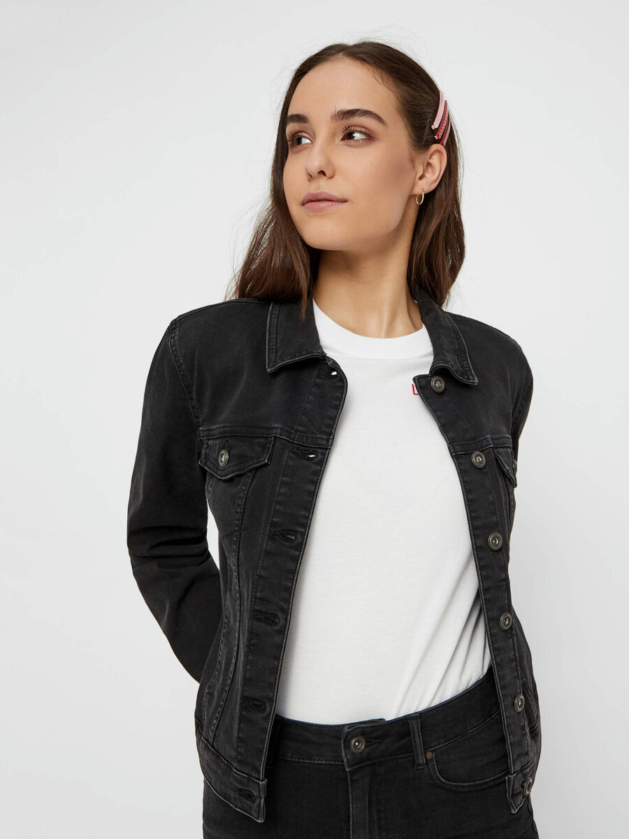 Carousel image - BLACK DENIM JACKET, Black Denim | 4