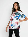 Pieces BEDRUKTE KORTE MOUWEN BLOUSE, Cloud Dancer, highres - 17094659_CloudDancer_669994_003.jpg