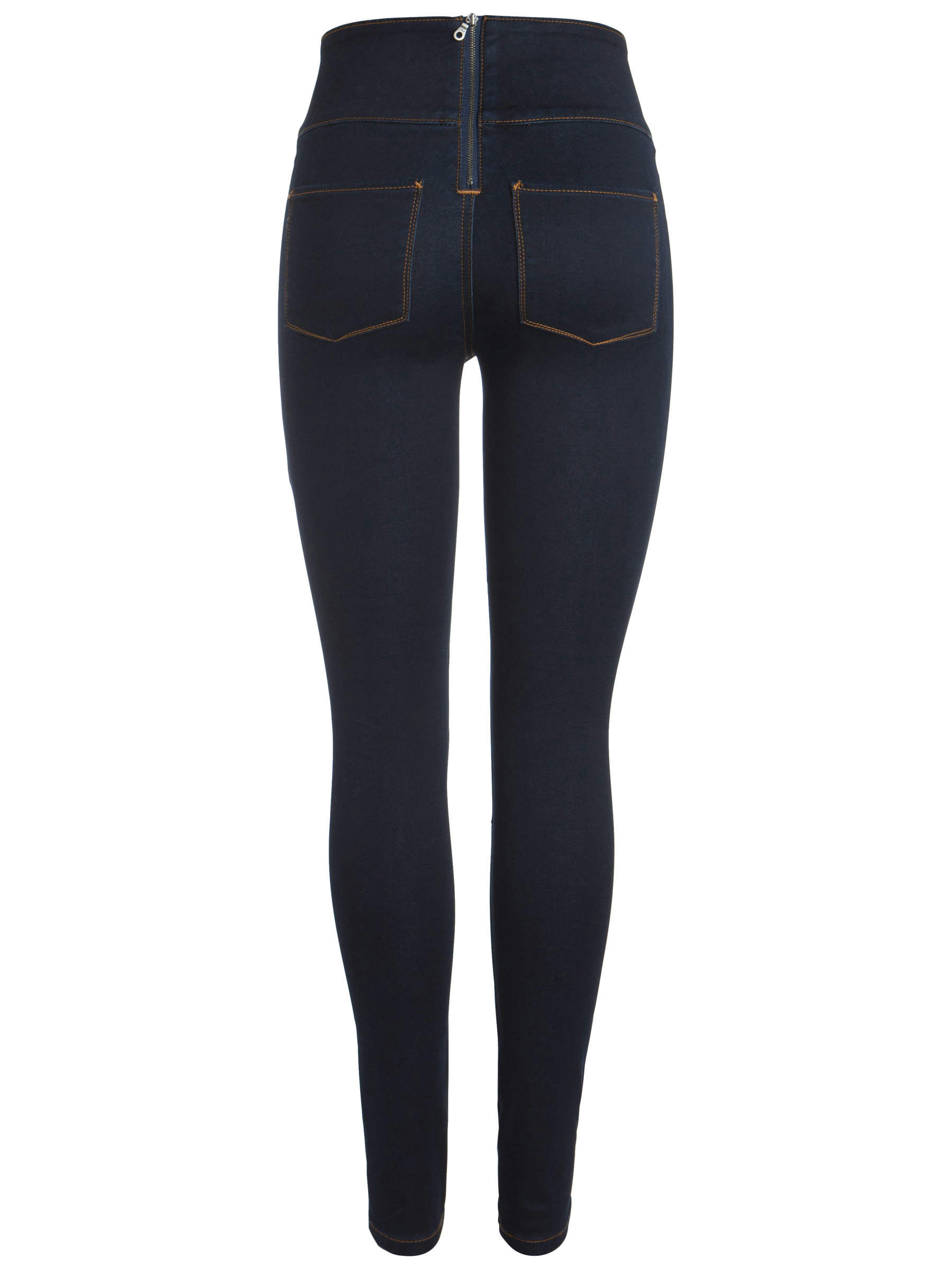 Pieces high top waist jeans