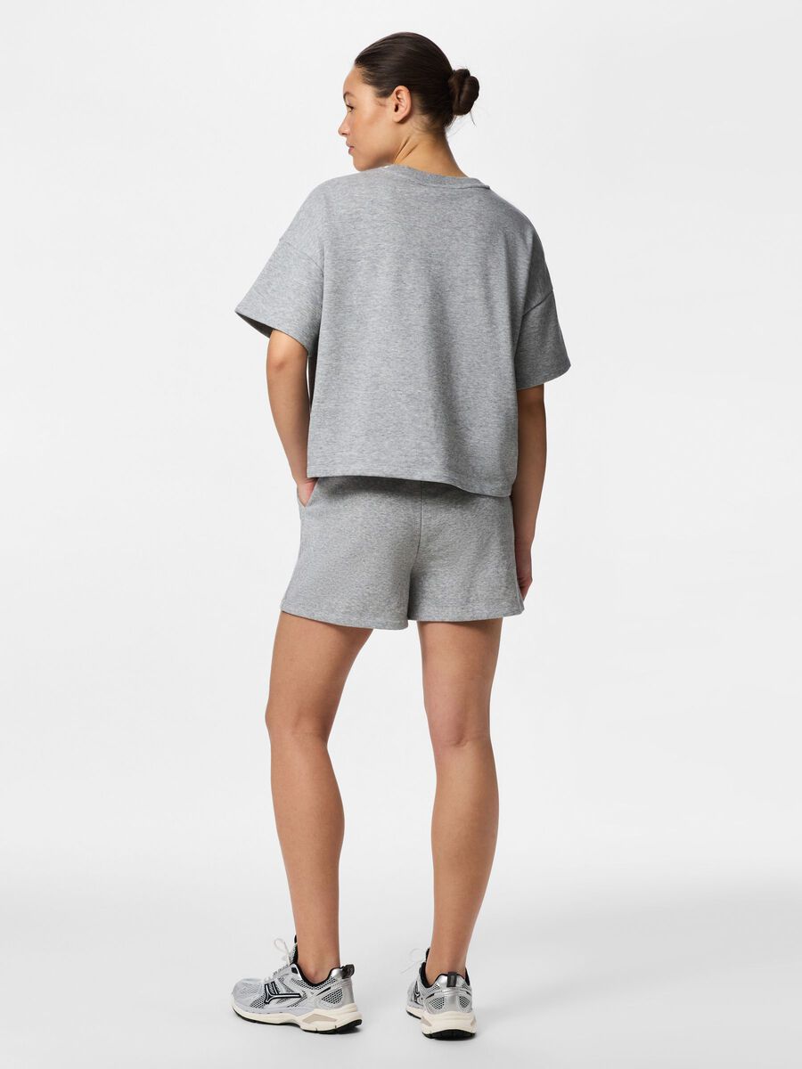 Product carousel image - PCCHILLI SWEAT SHORTS, Light Grey Melange | 2