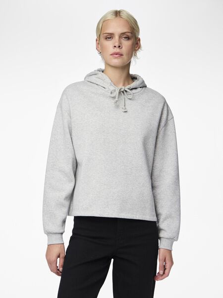 Pieces PCCHILLI HOODIE, Light Grey Melange, highres - 17113437_LightGreyMelange_003.jpg