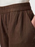 Product image thumbnail - PCPIA LINEN BLEND SHORTS, Coffee Quartz | 4
