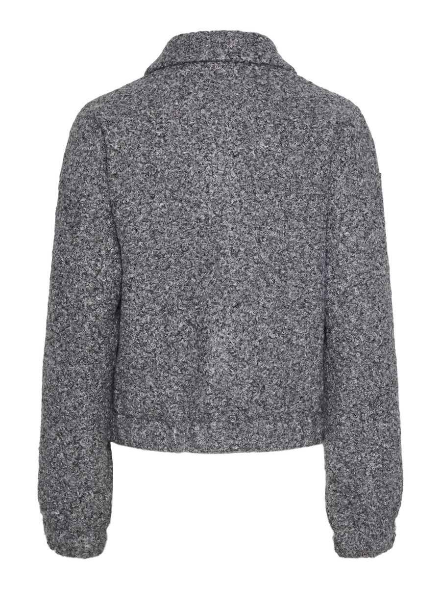 Carousel image - PCNADIA KORT JAKKE, Medium Grey Melange | 7