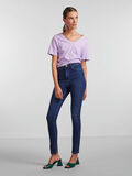 Pieces PCHIGHFIVE HW SKINNY FIT JEANS, Dark Blue Denim, highres - 17127262_DarkBlueDenim_005.jpg