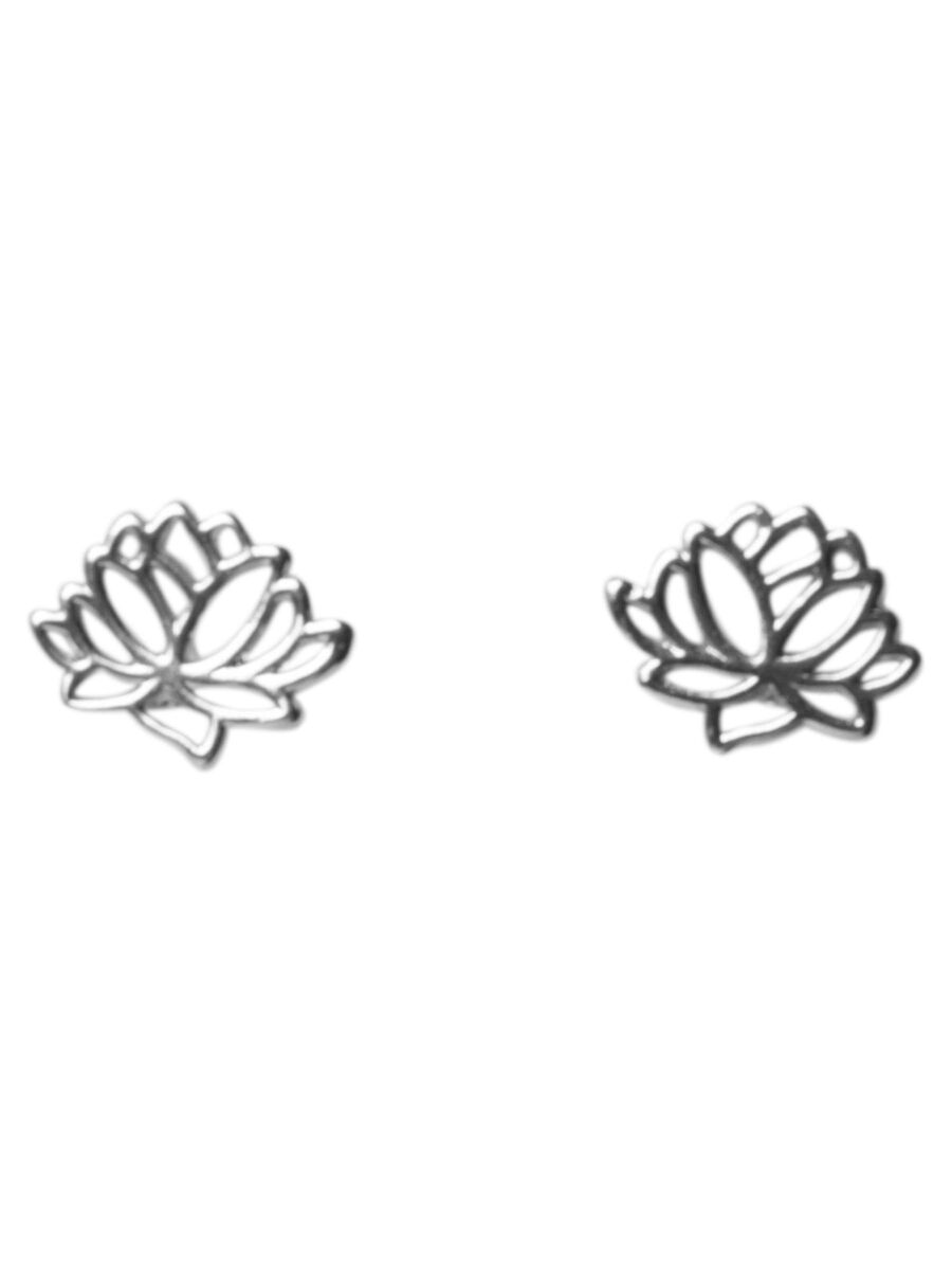 Pieces LOTUS ØRESTIKKER, Silver Colour, highres - 17093285_SilverColour_001.jpg