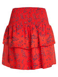 Pieces PCLEON MINI SKIRT, High Risk Red, highres - 17093762_HighRiskRed_662525_002.jpg