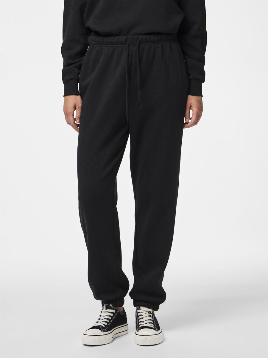 Pieces PCCHILLI SWEATPANTS, Black, highres - 17113436_Black_003.jpg
