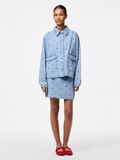 Pieces PCFREIA HW MINI DENIM SKIRT, Light Blue Denim, highres - 17161257_LightBlueDenim_1242021_007.jpg