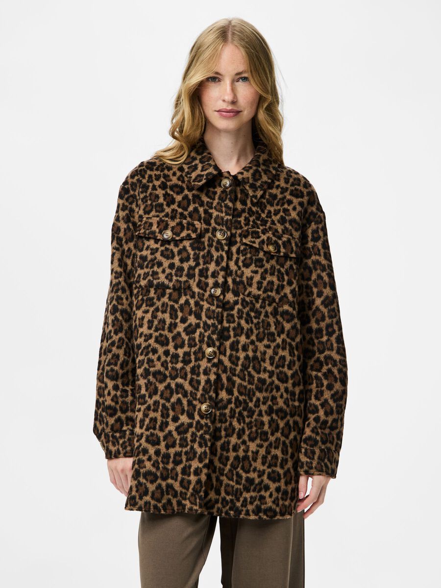 Carousel image - PCSAGA OVERSHIRT, Black | 1