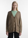 Pieces PCJULIANA KNITTED CARDIGAN, Fossil, highres - 17139790_Fossil_003.jpg