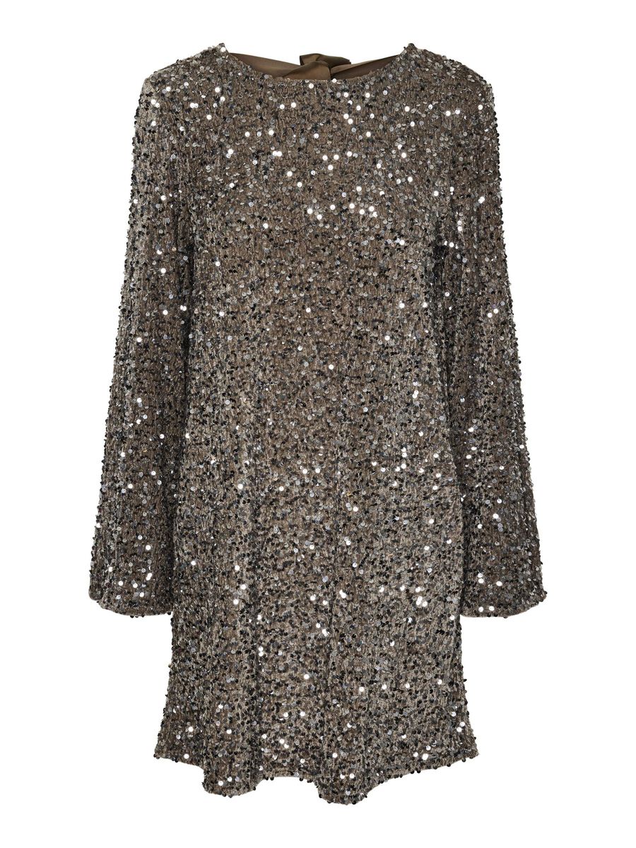 Pieces PCKAM - SEQUINS MINI-ROBE, Morel, highres - 17152878_Morel_1153084_001.jpg