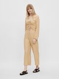 Pieces CROPPED WIDE TROUSERS, Almond Buff, highres - 17112665_AlmondBuff_005.jpg