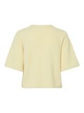 Pieces PCSILLY SHORT SLEEVED KNITTED TOP, Pale Banana, highres - 17158204_PaleBanana_1199089_002.jpg