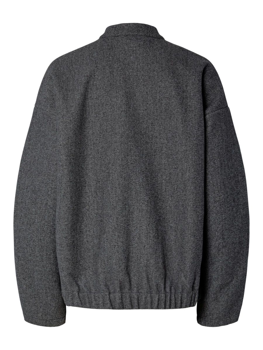 Carousel image - PCDEBBIE BOMBERJAKKE, Dark Grey Melange | 6