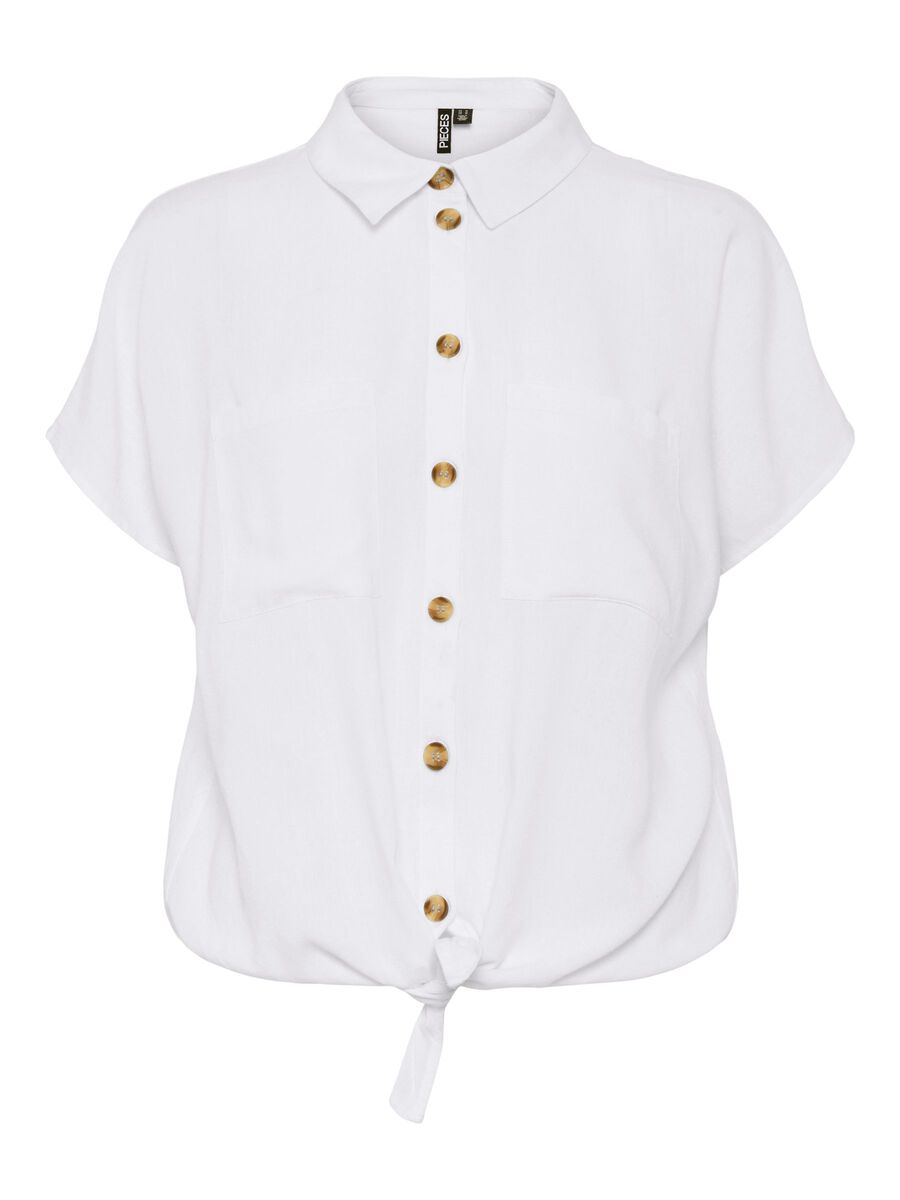Carousel image - CAMICIA A MANICHE CORTE, Bright White | 6