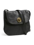 Pieces LEATHER CROSSBODY BAG, Black, highres - 17055353_Black_001.jpg