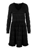 Pieces SMOCKÉE MINI-ROBE, Black, highres - 17113018_Black_001.jpg