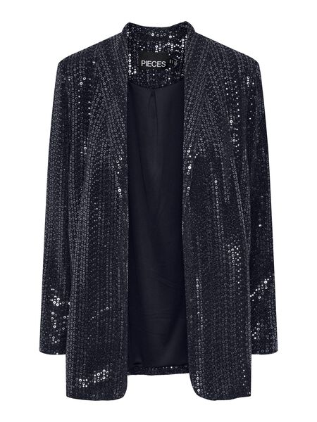 Pieces PCSIDDY SINGLE-BREASTED BLAZER, Black, highres - 17143895_Black_1066510_001.jpg