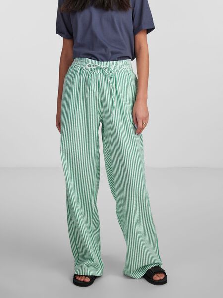 Pieces PCLAURA TROUSERS, Simply Green, highres - 17142931_SimplyGreen_1063875_003.jpg