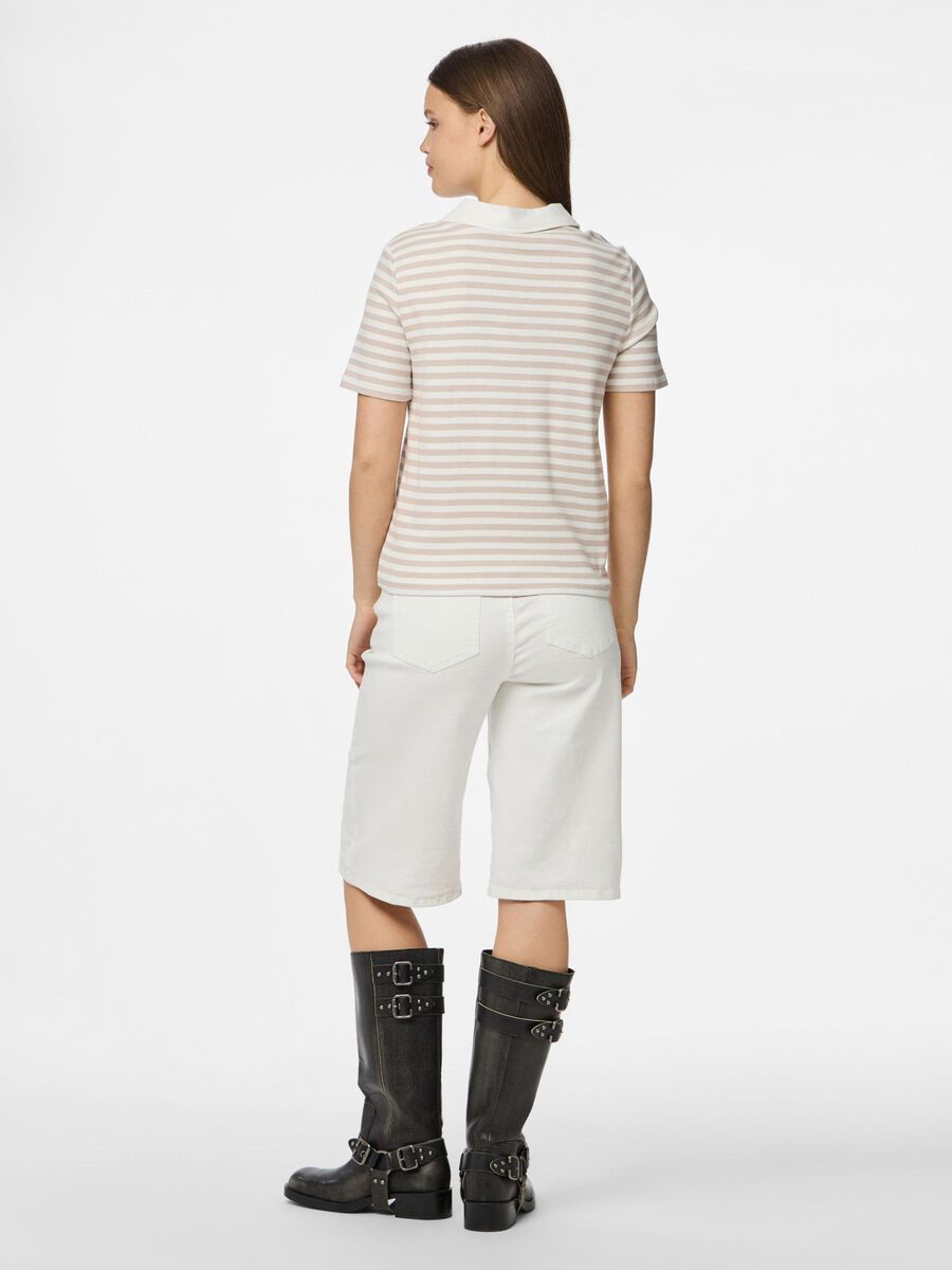 Pieces PCDONNA RIB POLO TOPP, Silver Gray, highres - 17161306_SilverGray_1222831_004.jpg