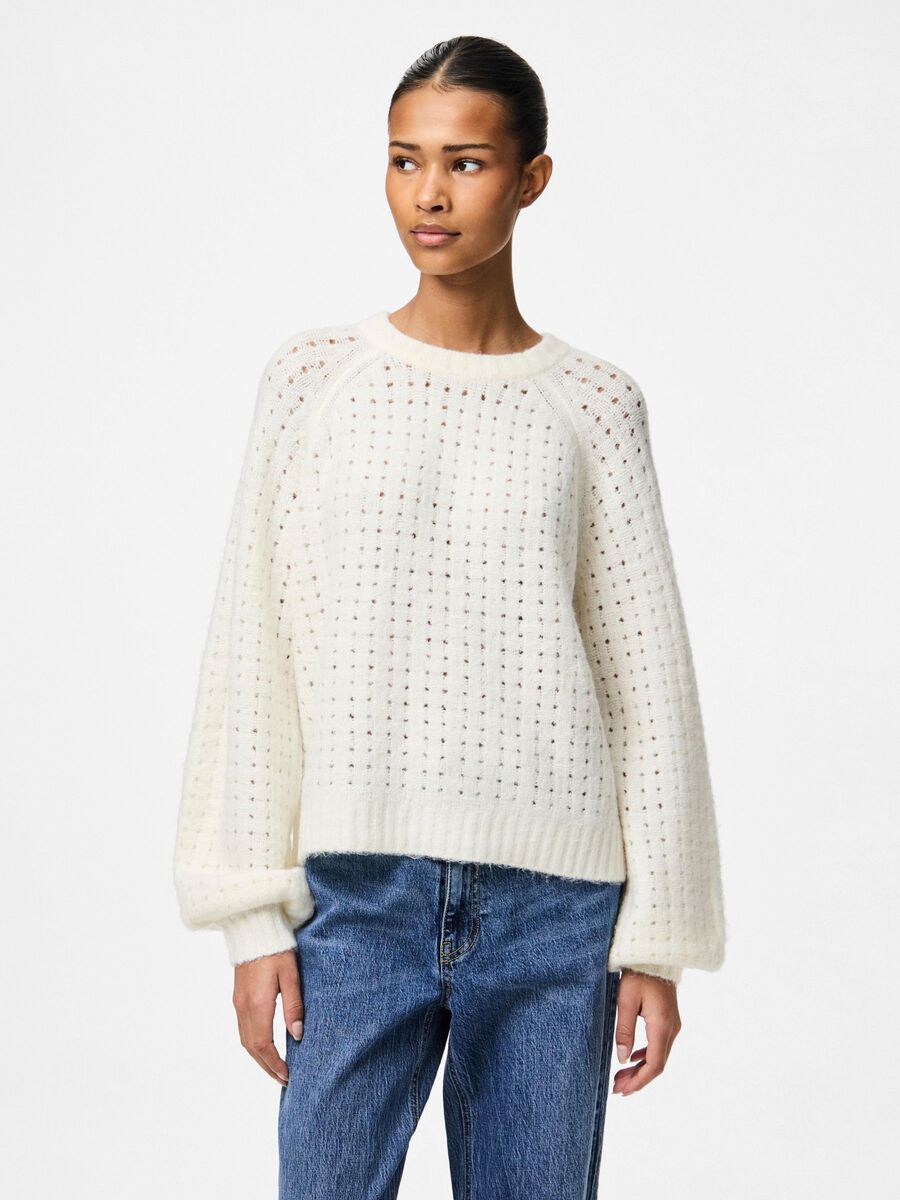 Pieces PCSIKKA KNITTED JUMPER, Cloud Dancer, highres - 17158183_CloudDancer_003.jpg