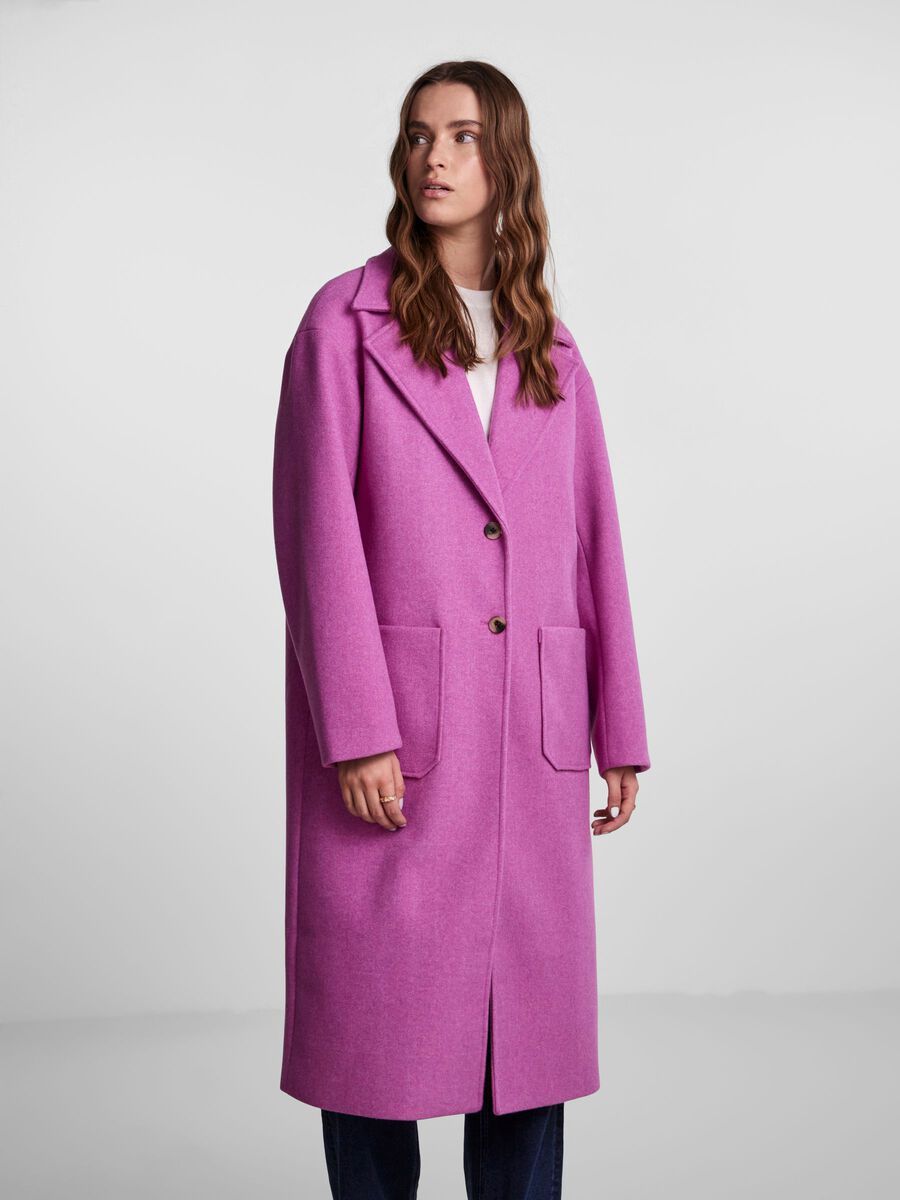 Pieces PCJILI COAT, Radiant Orchid, highres - 17141583_RadiantOrchid_003.jpg