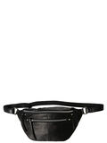 Pieces LEATHER BUM BAG, Black, highres - 17089326_Black_001.jpg