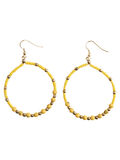 Pieces ROUND PEARL EARRINGS, Maize, highres - 17087003_Maize_001.jpg