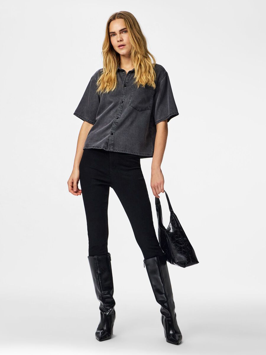 Carousel image - JEANSHEMD, Dark Grey Denim | 3