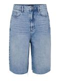 Pieces PCTASHA MW BAGGY JEANSSHORTS, Light Blue Denim, highres - 17157255_LightBlueDenim_001.jpg