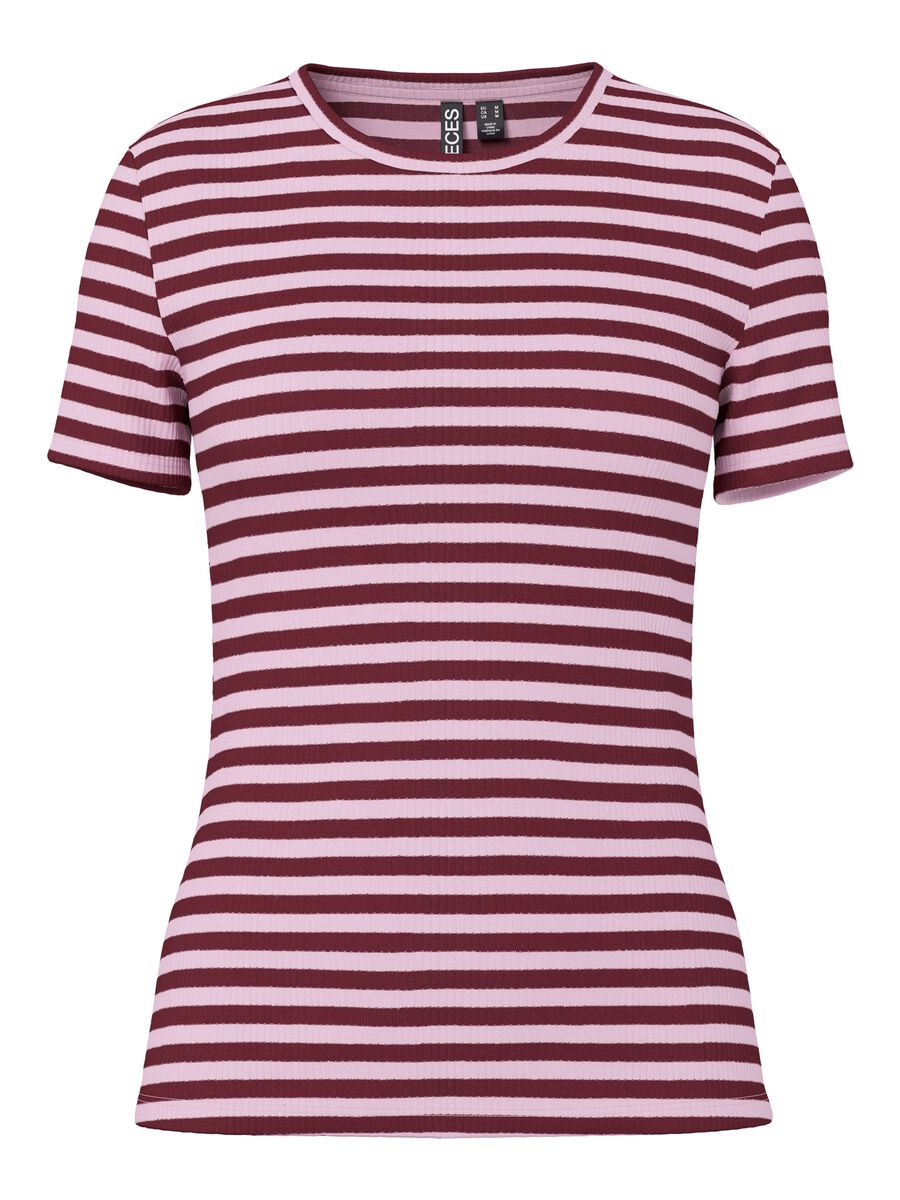 Carousel image - PCRUKA RIBBED T-SHIRT, Roseate Spoonbill | 5