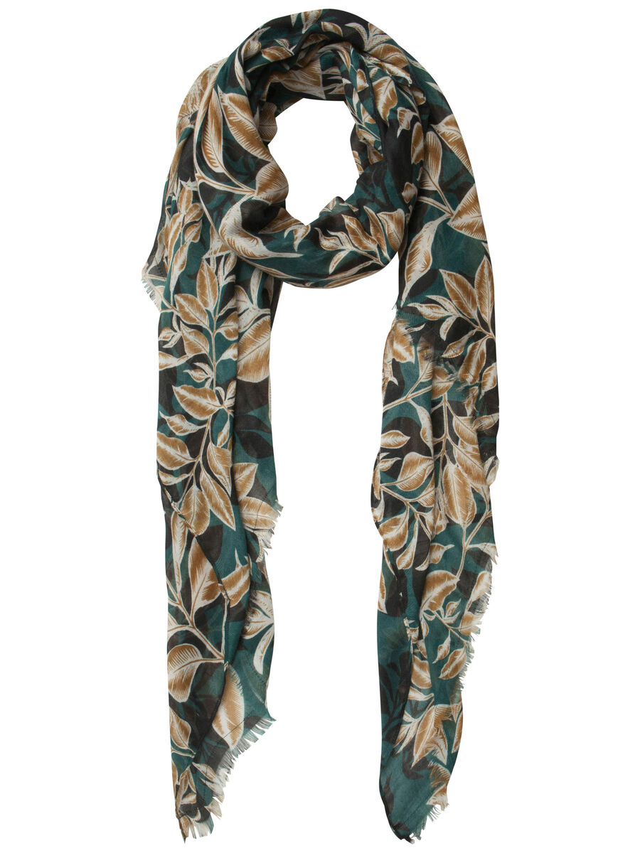 Pieces LEAVE PRINTED LONG SCARF, Ponderosa Pine, highres - 17092840_PonderosaPine_001.jpg