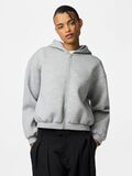 Product image thumbnail - PCBUCUBA RITS SCUBA HOODIE, Light Grey Melange | 1