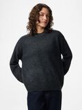 Product image thumbnail - PCANA KNITTED JUMPER, Dark Grey Melange | 1
