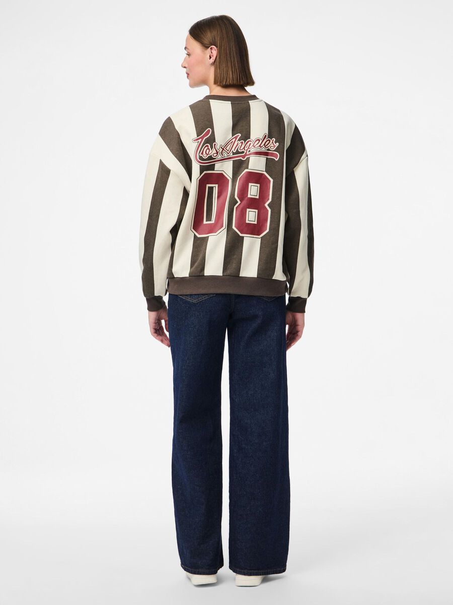 Pieces PCFILUCCA SWEATSHIRT, Birch, highres - 17161496_Birch_1224089_004.jpg