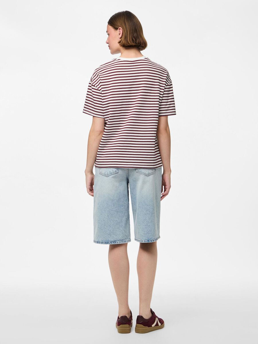 Product carousel image - PCSADIE 2/4 T-SHIRT, Cloud Dancer | 2