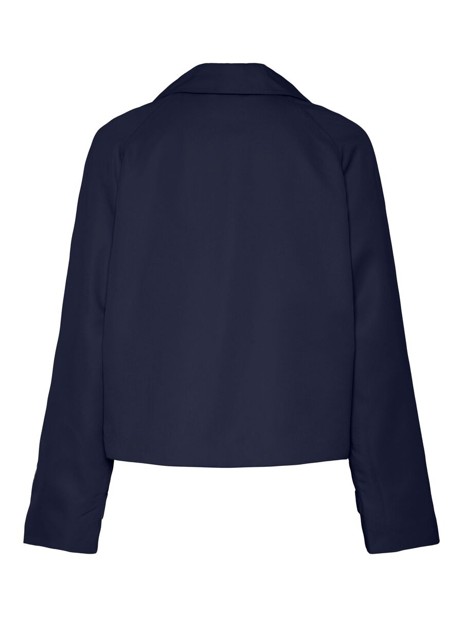 Carousel image - PCSCARLETT SHORT TRENCHCOAT, Maritime Blue | 7