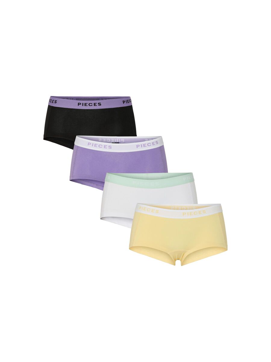 Pieces PCLOGO LADY BOXER SHORTS, Paisley Purple, highres - 17106857_PaisleyPurple_1162261_001.jpg