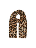 Pieces LEOPARD PRINTED SCARF, Cumin, highres - 17094064_Cumin_667070_001.jpg