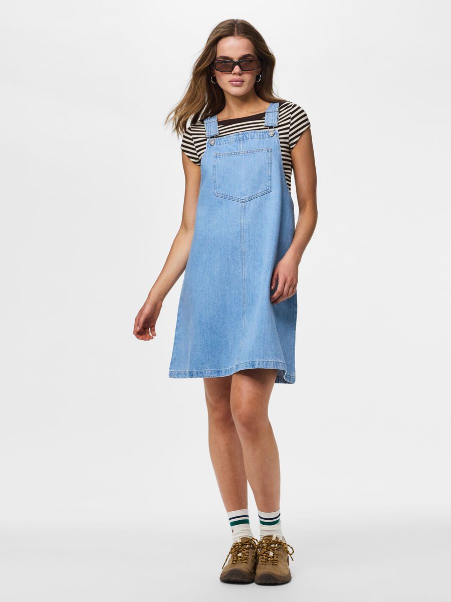 Carousel image - PCSKY  SPENCER DRESS, Medium Blue Denim | 3