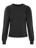 Pieces PUFFÄRMEL SWEATSHIRT, Black, highres - 17111409_Black_825542_001.jpg