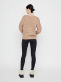 Pieces MØNSTRET STRIKKET CARDIGAN, Natural, highres - 17106370_Natural_004.jpg