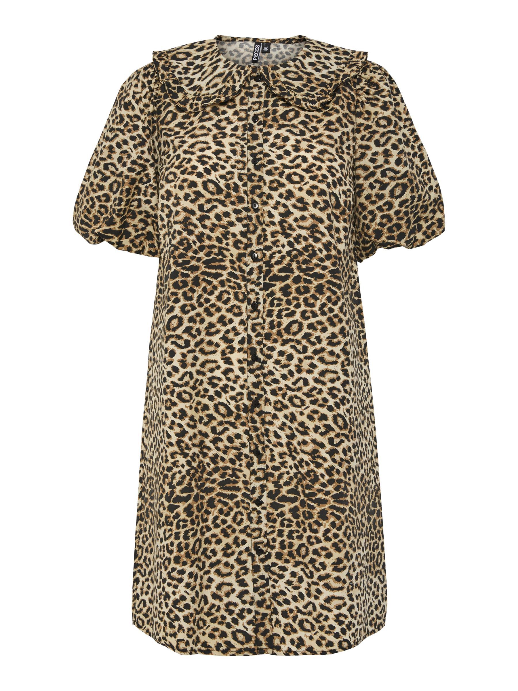 Pieces jurk luipaard hotsell