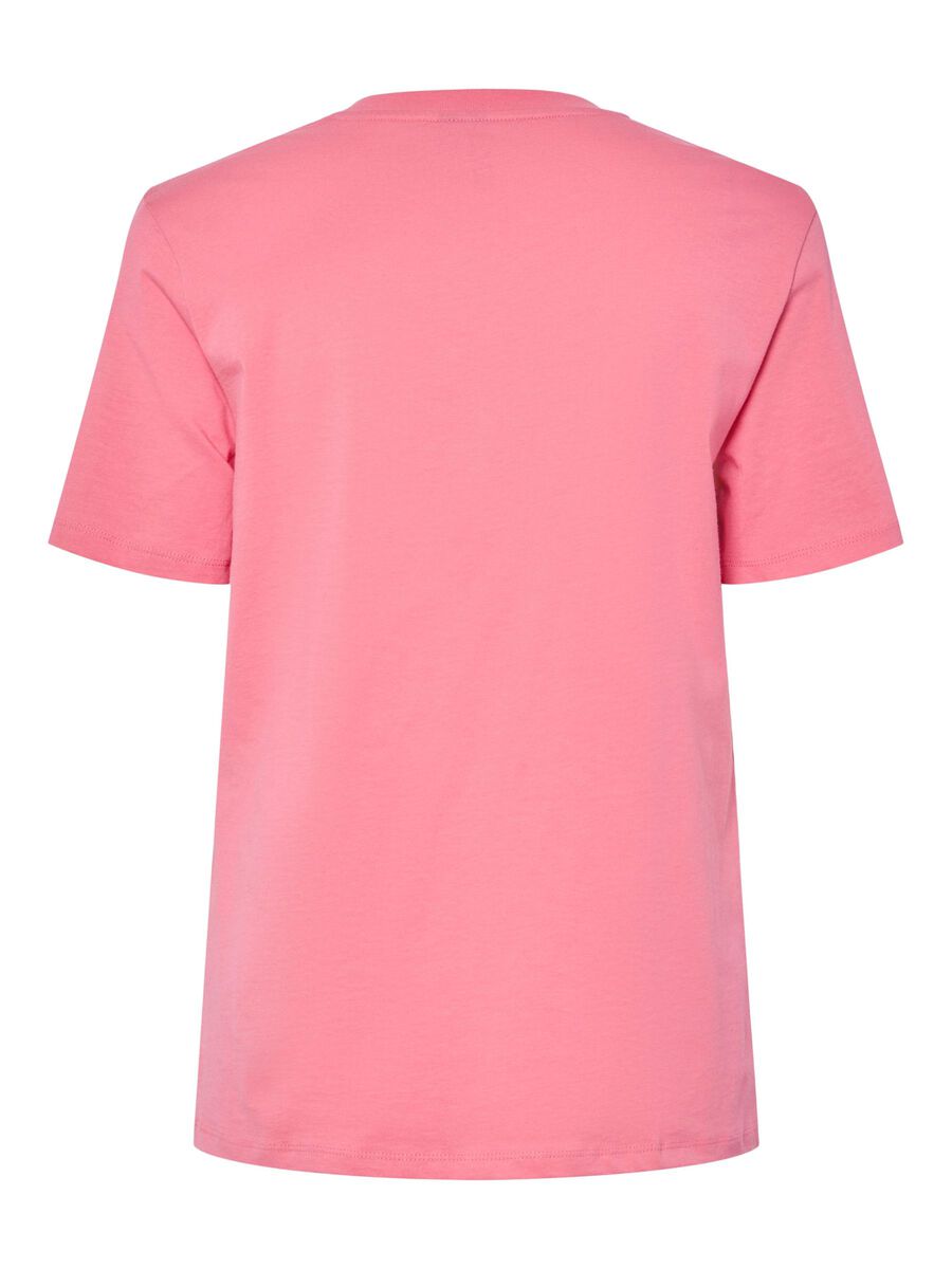 Pieces PCRIA COTTON T-SHIRT, Pink Lemonade, highres - 17140802_PinkLemonade_002.jpg