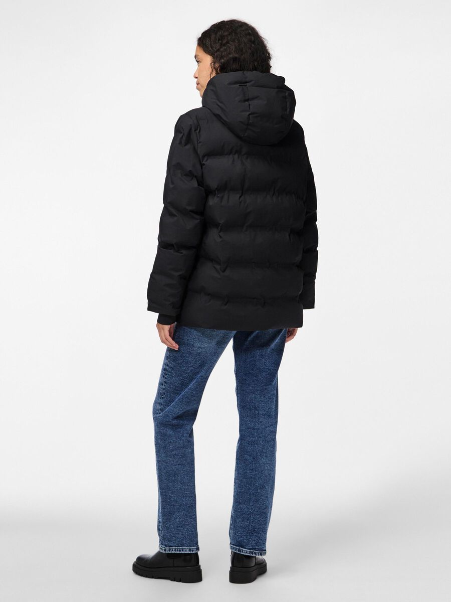 Pieces PCNORMA WATTIERTE JACKE, Black, highres - 17151444_Black_004.jpg