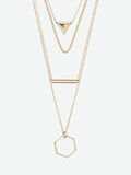 Pieces FYRA KEDJOR - HALSBAND, Gold Colour, highres - 17093266_GoldColour_006.jpg