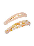 Pieces LOT DE 2 EFFET MARBRÉ BARRETTES, Gold Colour, highres - 17101241_GoldColour_736094_001.jpg