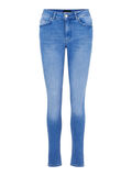 Pieces PCDELLY SKINNY FIT JEANS, Medium Blue Denim, highres - 17114905_MediumBlueDenim_001.jpg