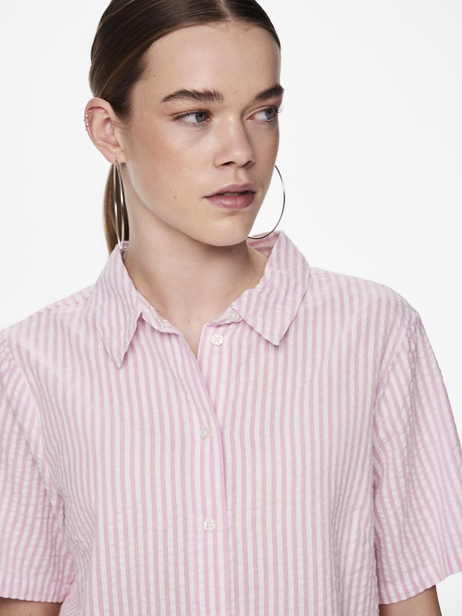 Pieces CAMISA DE MANGA CORTA, Pastel Lavender, highres - 17146892_PastelLavender_1109763_006.jpg